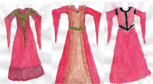 Alyah's costume designs