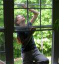 Cleaning the window