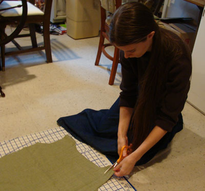 Rebekah at work